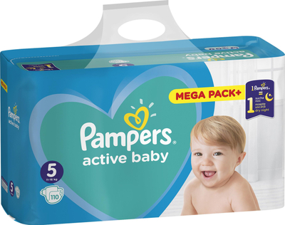 Pelena Pampers Active Baby, nr. 5, 110 copë, 11-16 kg