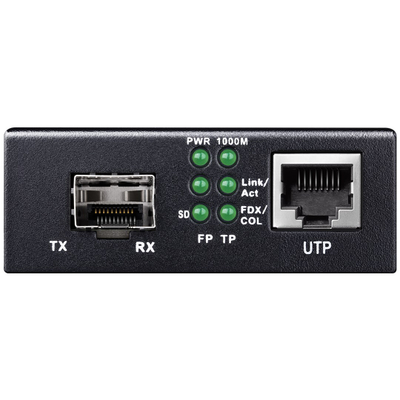 Konvertues fibër në Ethernet Cudy MC220, Gigabit, SFP në RJ45, i zi