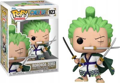 Figurë vinili Funko POP 923 One Piece Roronoa Zoro, për koleksion, me shumë ngjyra