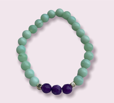 Byzylyk Dar Simple Chrysoprase, dyngjyrësh, 1 copë