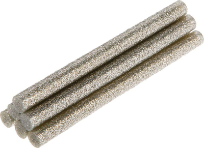 Shkopinj silikoni Topex 42E182, 8 mm, me shkëlqim glitter, argjend