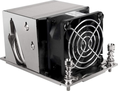Ftohës procesori Silverstone XE02 SP3, ventilator 6 cm, alumin, i zi