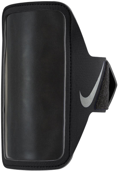 Држач за рака Nike Lean Arm Band, за трчање, црно сребрена