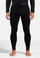Leggings bazë Odlo Merino 160 Total Black, merino 160 g, i zi, M