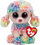 Lodër qenush pelushi TY Beanie Boos Rainbow, 24 cm, shumëngjyrëshe