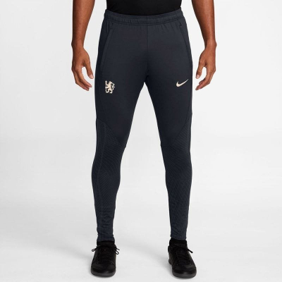 Pantallona trajnimi Nike Chelsea FC Strike M, sintetike, slim, blu navy