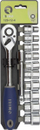 Set çelësa koke IRIMO 129-12-4, 12 copë, lidhje 1/2", gjashtëkëndor
