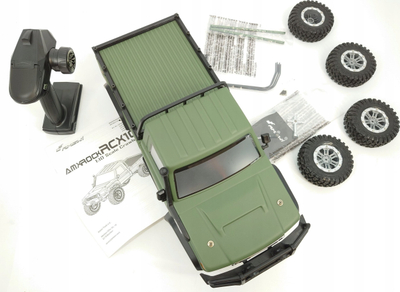 Makina RC Amewi AMXRock RCX10PS, crawler 1:10, motor elektrik brushed, jeshile mat
