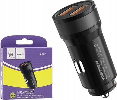 Karikues makine Vega Denmen DZ17, 2.4A 2400mA, 2xUSB, i zi