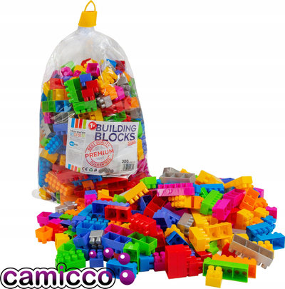 Set lodrash ndërtimi Premium Blocks, 100 copa, shumëngjyrëshe