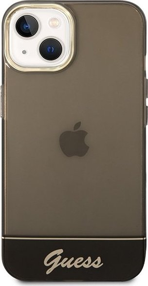 Mbulesë telefoni Guess GUHCP14MHGCOK për iPhone 14 Plus 6.7\", hardcase, e zezë e tejdukshme
