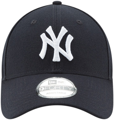 Kapelë New Era 9FORTY New York Yankees, pambuk, ngjyrë e errët