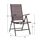 Set Tavolinë + 6 karrige textilene + çadër,"HM11494", bezhë/ kaftë