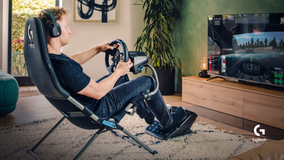Karrige gaming Playseat Challenge X Logitech G Edition, për konzola, e zezë