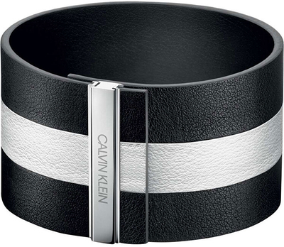 Byzylyk dore për femra Calvin Klein, 6 cm, XS, i zi/bardhë
