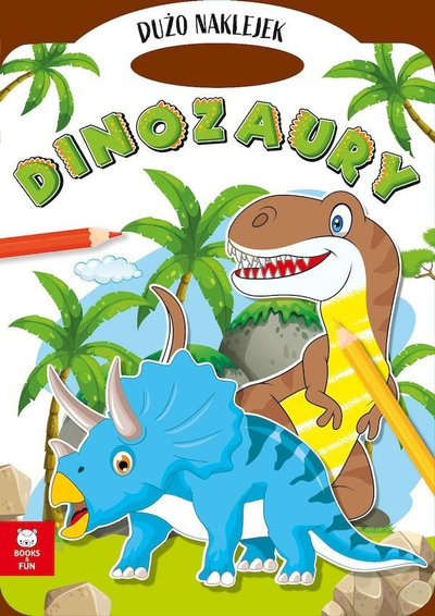 Dosje me dinosaurë, me dy ngjitëse, shumëngjyrëshe