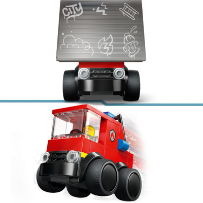 Lodra LEGO Vehicles Fire Truck 60482, kamion zjarrfikës, ndërtim kreativ, shumëngjyrëshe