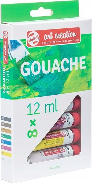 Set bojë gouache Talens Art Creation Expression, 8x12ml, shumëngjyrësh