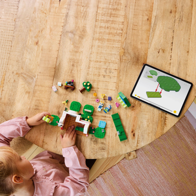 Set LEGO Animal Crossing Able Sisters Clothing Shop, për kalamaj 6+, shumëngjyrësh