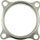 Garniturë turbo TurboWorks GT30 GT35, inox 304SS, 2.5", argjend