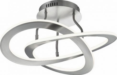 Plafonierë LED Netlighting Oakland, 40W, 3000K, nikel i mat