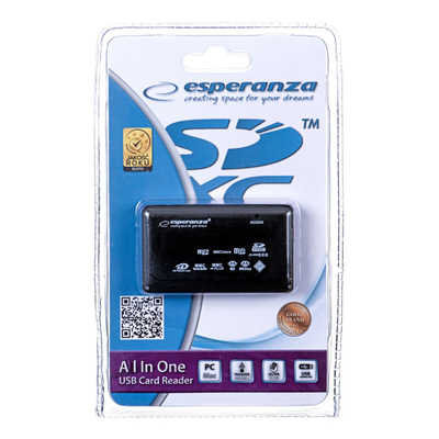 Lexues kartash Esperanza EA119 All-in-One USB 2.0, i zi