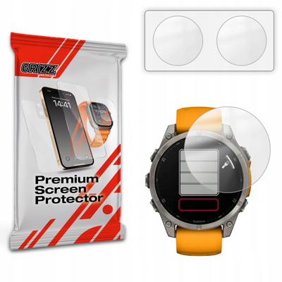 Mbrojtëse ekrani GrizzGlass PaperScreen për Garmin Fenix 8 Pro, matte, set me 2 copë, transparente