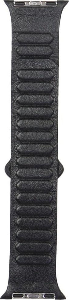 Rrip për Apple Watch Audi Logo Genuine Leather Magnetic, 40 41 42mm, lëkurë e vërtetë, i zi
