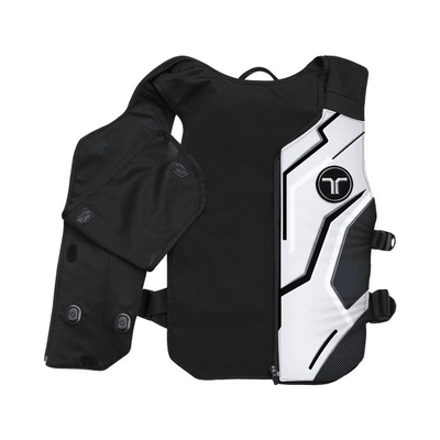 Хаптичен елек bHaptics TactSuit Air Ash, Блутут, вградена батерија, бел