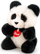 Lodër pellushi Trudi - Panda, 24 cm, e bardhë/ e zezë