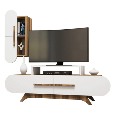 Set mobilie për TV (HM11854), bardhë