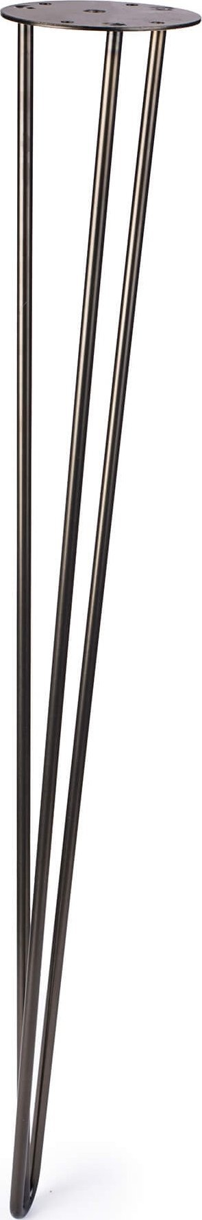 Këmbë tavoline çeliku Sourcing Steel Hairpin Leg D8 L710, 71 cm, të zeza