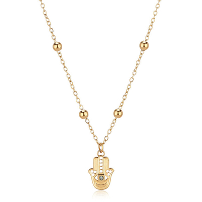 Varëse për femra S'Agapõ Luxury Hamsa SWH08, e artë
