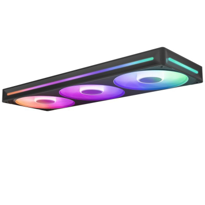 Ventilatorë kase NZXT RF-U36HF-B1, 3x120mm, aRGB, të zinj