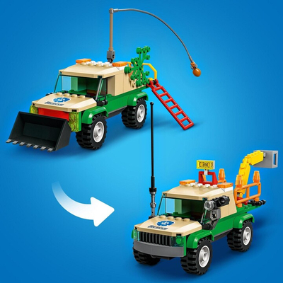 Set lodër LEGO® City 60353 Rescue missions in the wild, 246 pjesë