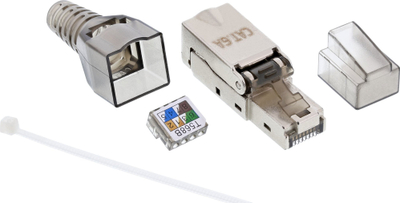 Мрежна приклучница InLine RJ45 Cat.6A, 500MHz, заштитена