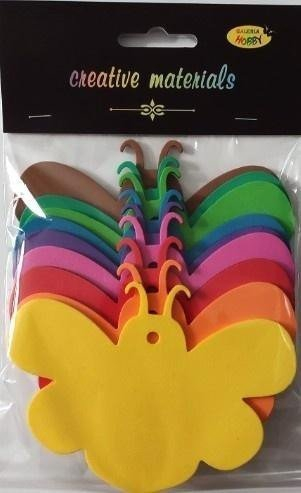 Figurina shkumëze bletë Penword, set 9 copë, 11.5x8cm, shumëngjyrëshe