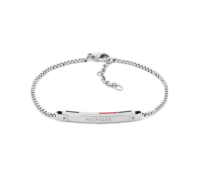 Byzylyk për femra Tommy Hilfiger Linear 2780952, i argjendtë