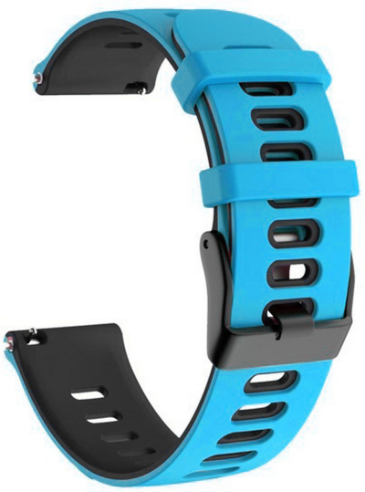 Силиконски ремен 4wrist Garmin 22 мм, сина боја