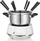Set fondue elektrik Melissa 2L, 1200W, 8 pirunë, i bardhë