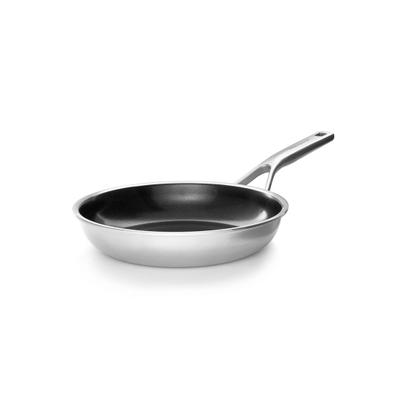 Tigan friteues KitchenAid Multi Ply, çelik inox, shtresë qeramike jo ngjitëse, 20cm, argjendtë