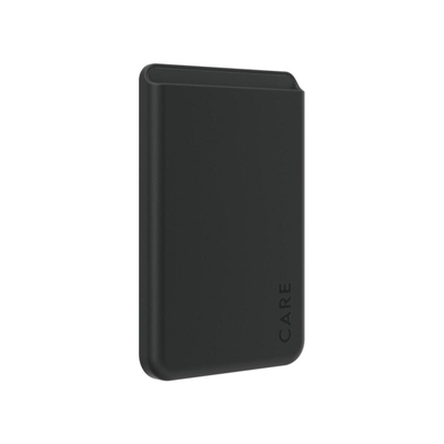 Mbajtëse kartash CARE PanzerGlass Fashionable për iPhone, magnetike, e zezë