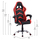 Kolltuk gaming HM1155.01, zezë/ kuqe