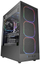 Kuti kompjuteri Mars Gaming MC-Nebula, ATX, 4 ftohës ARGB 120mm, xham i temperuar, e zezë