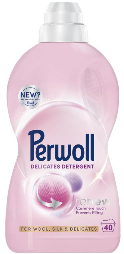 Detergjent xhel për rroba delikate Perwoll Renew Wool, 40 larje, 2000 ml, rozë