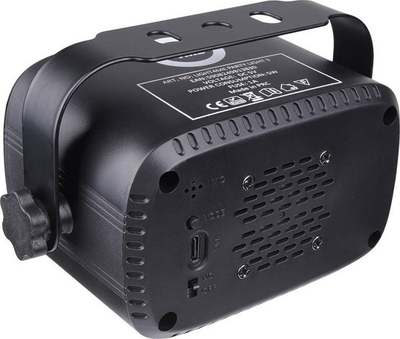 Efekt drite Light4Me PARTY LIGHT 3, LED RGB, lazer i kuq dhe jeshil, i zi