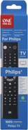 Telekomandë universale One For All URC1313 Philips, infra të kuqe, e zezë