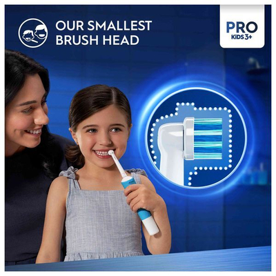 Koka zëvendësuese për furçë elektrike dhëmbësh Oral B EB 10-4 Kids Spiderman, 4 copë