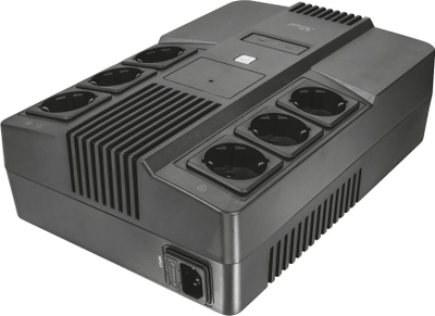UPS Trust Maxxon 800VA, батерија 12V, црн