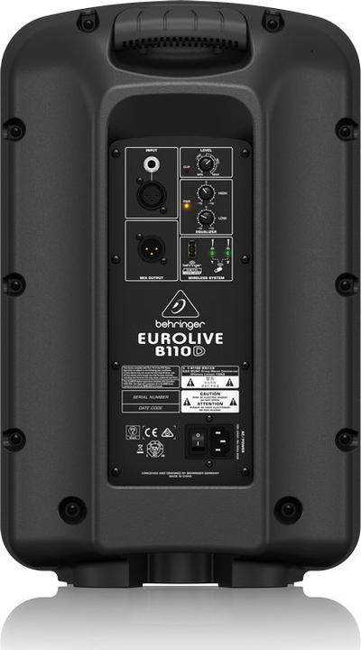Boks aktiv Behringer Eurolive B110D, 10", 300W, i zi